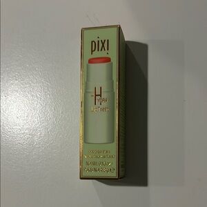 NWT Pixi +Hydra Lip Treat Tinted Lip Balm in Poppy bright coral .16oz